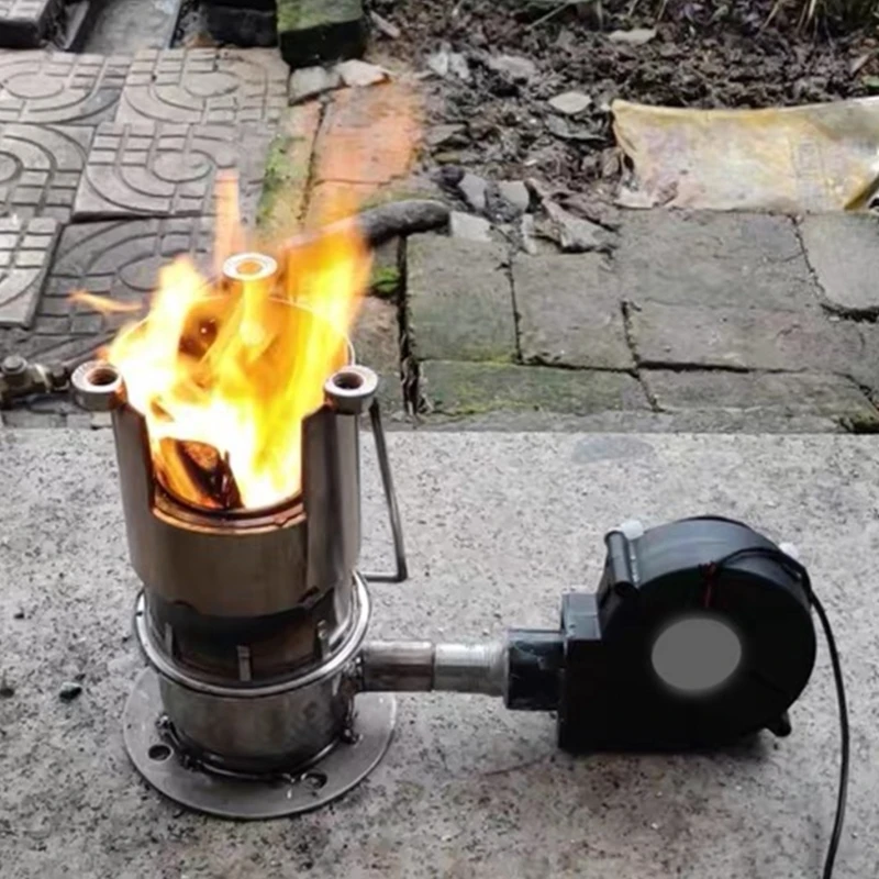 BBQ Fan Electric Charcoal Starter Grill Air Turbo Blower for Dc 12V 4700R  AC110-240V Camping Grills Stove 26/33mm Air Tube BBQ - AliExpress