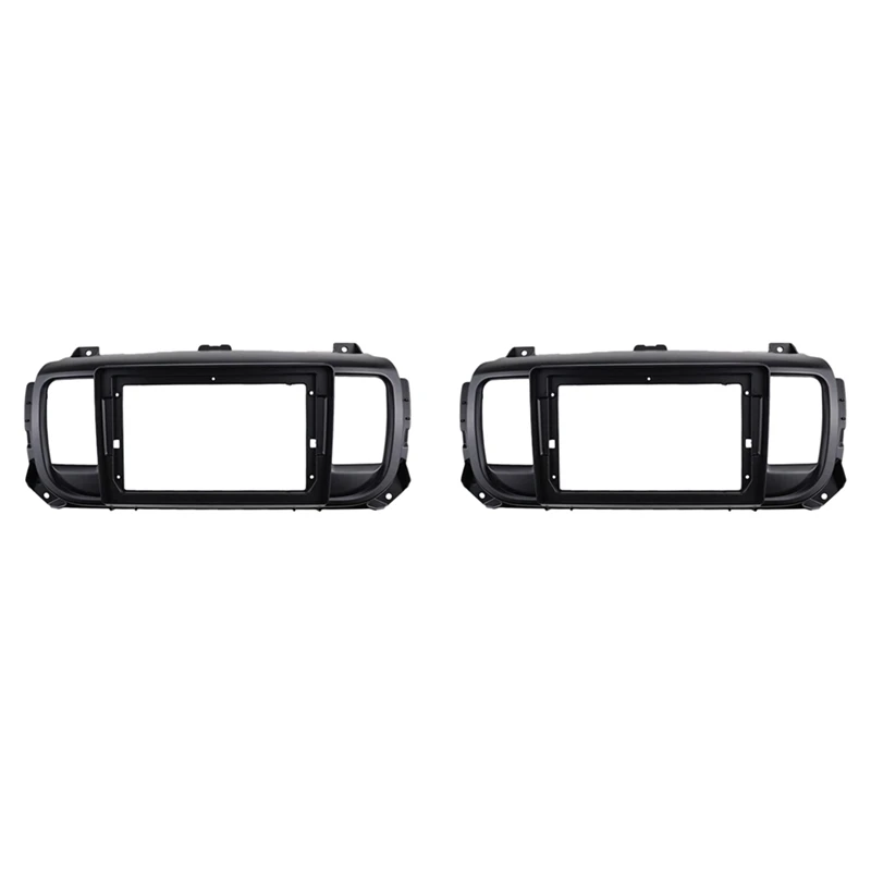 

2Pcs 9 Inch Car Radio Fascia For Citroen Dispatch Toyota Proace Peugeot Expert Traveller DVD Stereo Frame Plate Adapter