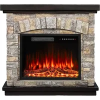 36"Electric Fireplace with Mantel,23 inch Electric Fireplace Insert,TV Stand Heater with Remote Control Timer LED Flame 1