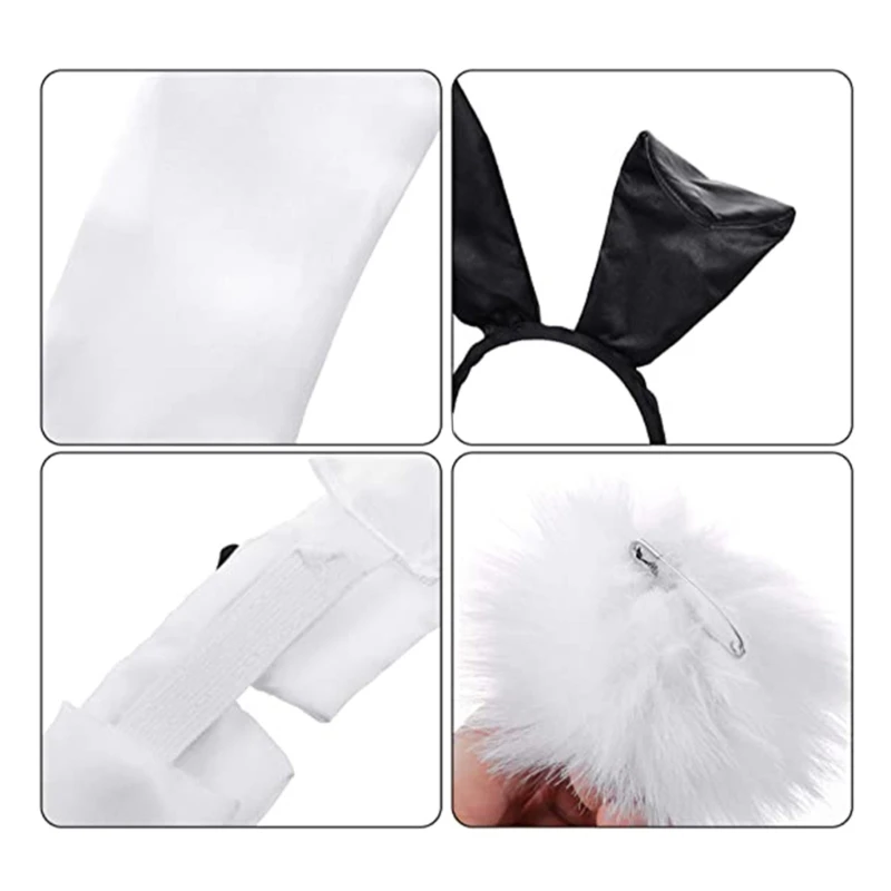 Set De 2 Accesorios Para Disfraz De Conejo, Diadema Con Orej | Cuotas Sin Interés