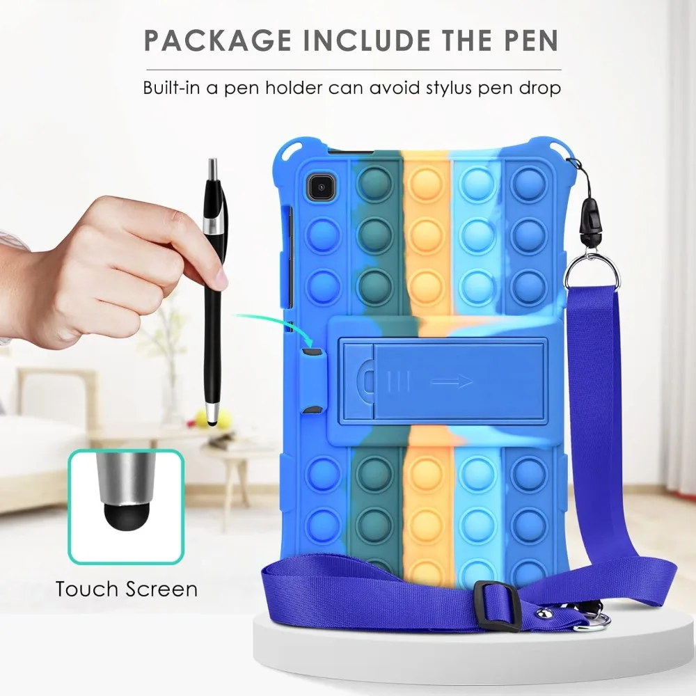 Premium Soft Bubble Tablet Case - Shockproof Cover
