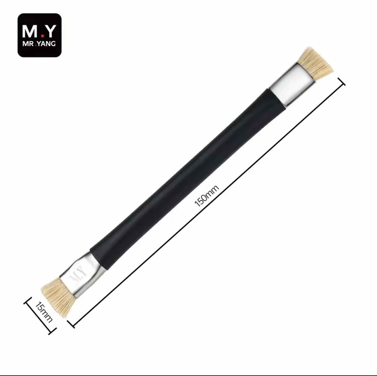 YCS M.Y PCB 마더보드 수리용 이중 헤드 정전기 방지 브러시, ESD 브러시, 컴퓨터 키보드, 휴대폰, 태블릿 PCB 청소용