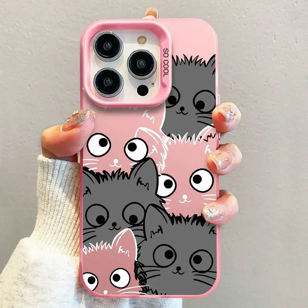 Cute Animal Soft Silicone Phone Case - Silver IMD s