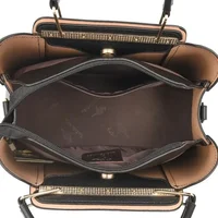 Fashion Women Soft PU Leather Handle Handbag Designer Shoulder Crossbody Bag Ladies Large Capacity Shopping Messenger Tote Bag - Image 4