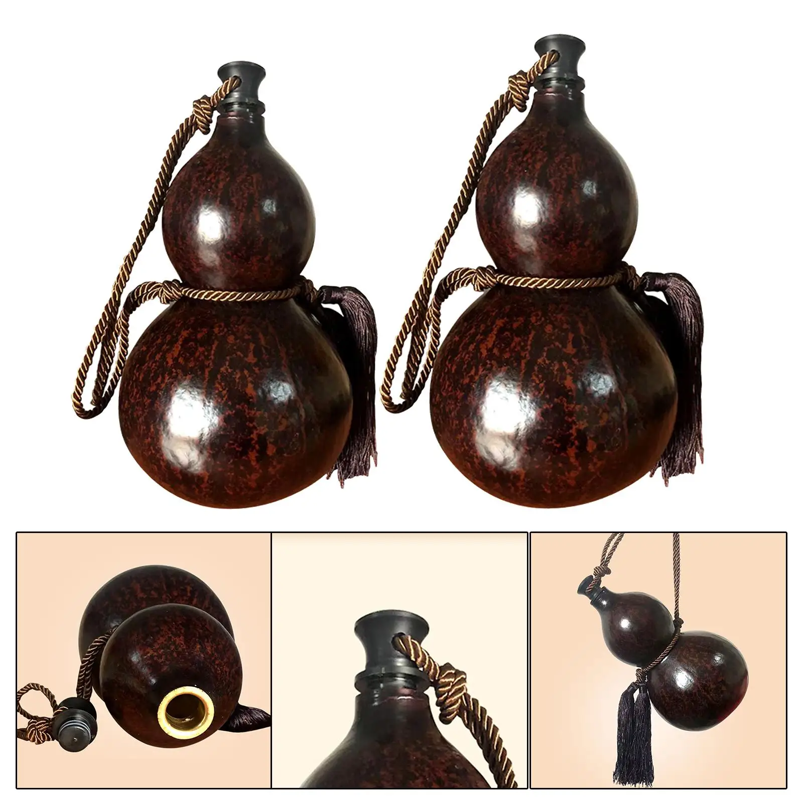 Gourd Water Bottle Chinese Pumpkin Water Bottle Leakproof Multifunction gourd water bottle