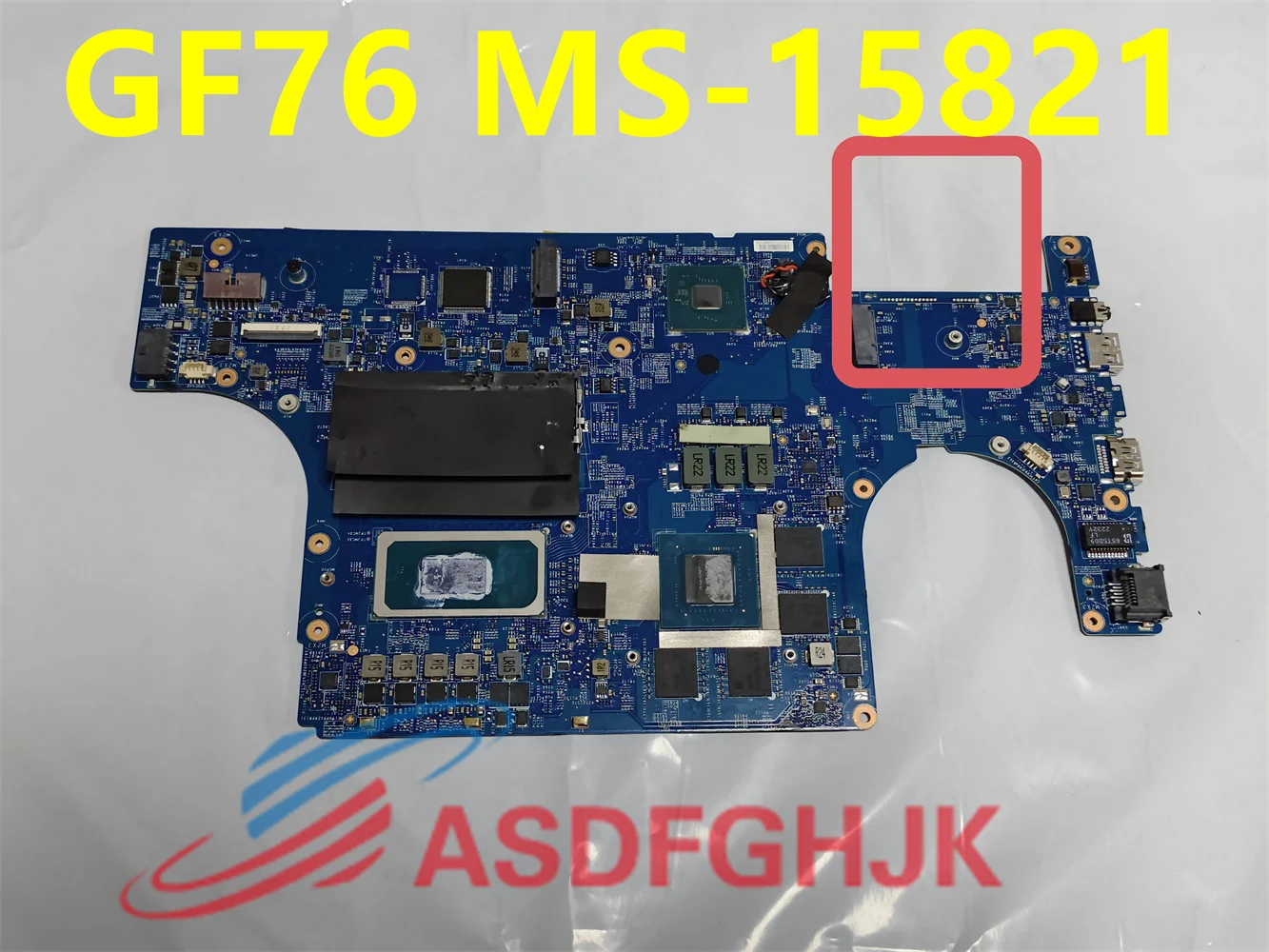 M.A Original MS-15821 motherboard for MSI GF76 MS-1581 MS-1582 laptop
