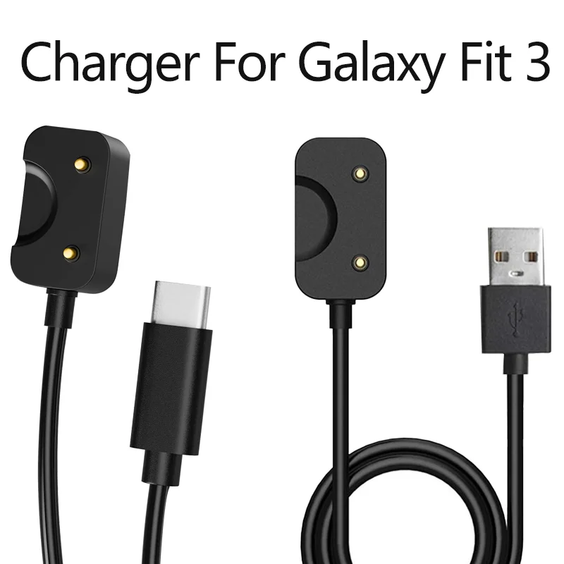 삼성 갤럭시 핏 3 충전 케이블과 호환 가능, 갤럭시 핏3 스마트워치용 마그네틱 USB C 교체 충전 케이블 도크