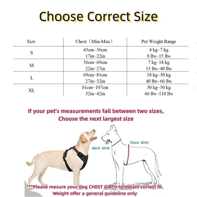 No Pull Dog Harness Large Dog Harnesses Heavy Duty Reflective Easy Control Handle for Large Dog Walking Medium Dogs Pet Supplies 6