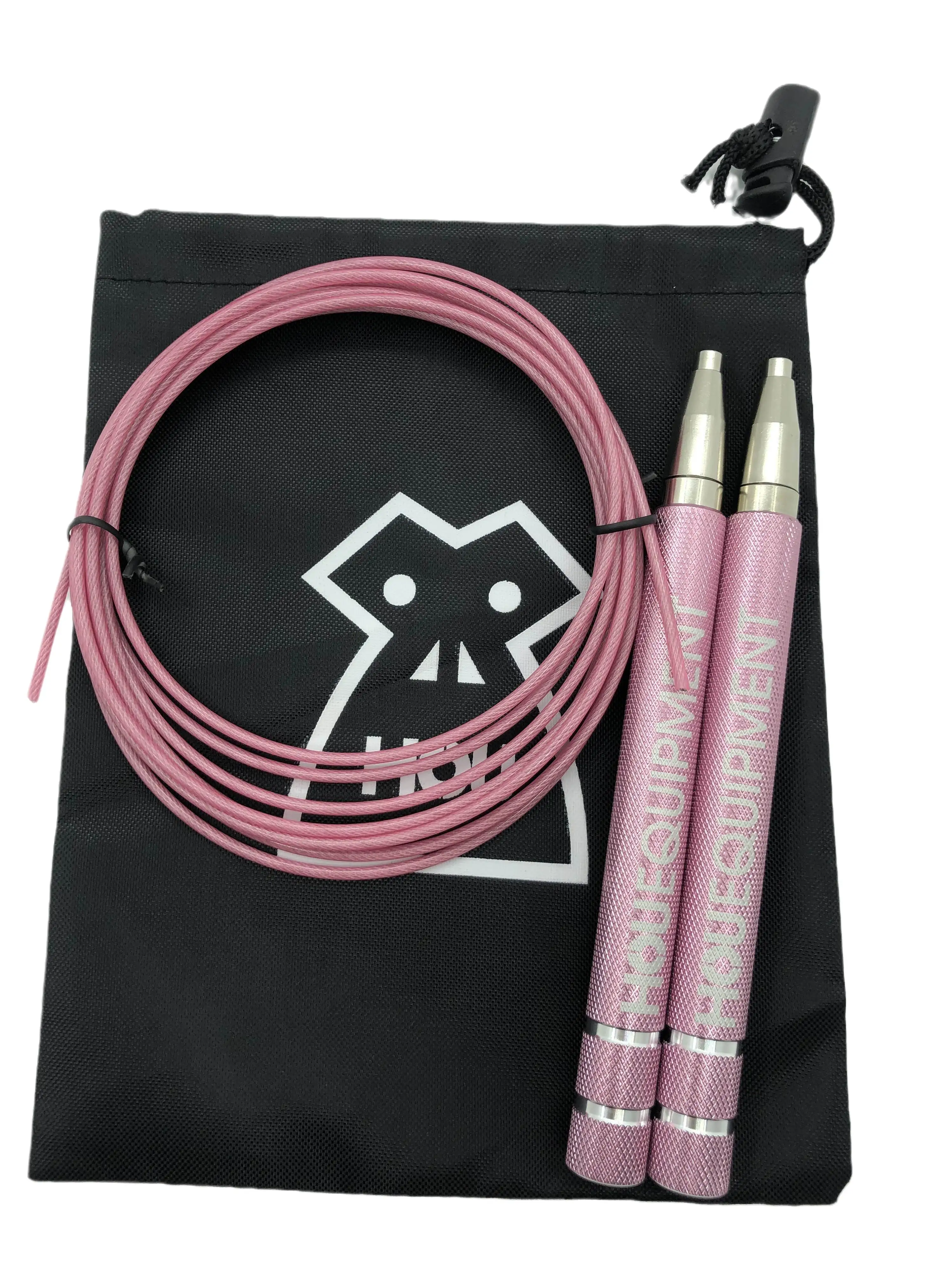 Jump Rope HOU Jump Rope High-Speed Skipping Rope Self Locking Double Unders Adjustable Crossfit MMA Boxing Fitness Skip Workout Train