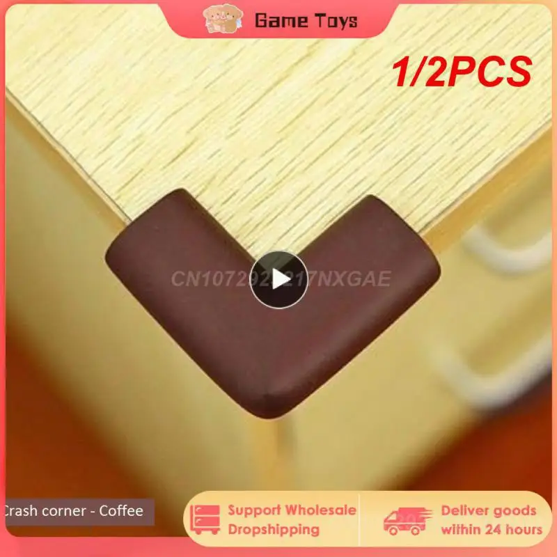 

1/2PCS lot 5.5x5.5cm Soft Table Desk Corner Protector Baby Safety Edge Corner Guards for Children Infant Cushion