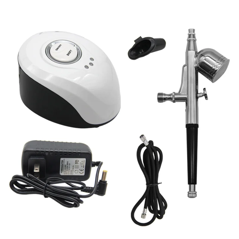 Hot Selling Professional Airbrush High-pressure Oxygen Skin Care  Airbrush Kit Compressor Syringe Painting Art And Nail To Creat all digital hot selling veterinary syringe pump medical handheld animal use vet infusion