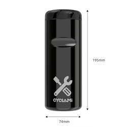 Kit de Herramientas Compacto para Bicicleta CYCLAMI con Almacenamiento en Cápsula para Reparación y Mantenimiento