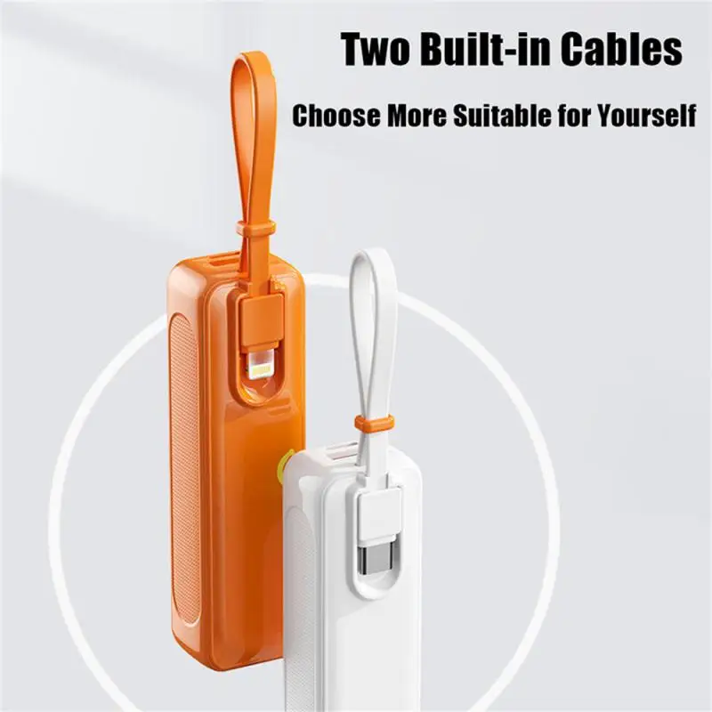 RYRA Mini Power Bank 5000mAh Portable Mobile Phone Charger External Battery Power Bank Plug And Play Type-C For IPhone Samsung