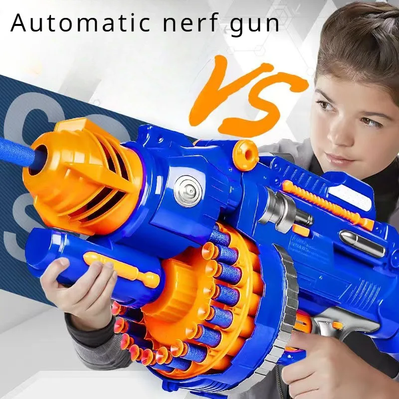 

Children's Automatic Soft Bullets Plastic Toy Gun Kits For Nerf Darts Toy Pistol Long Range Dart Blaster Kids Toys Birthday Gift