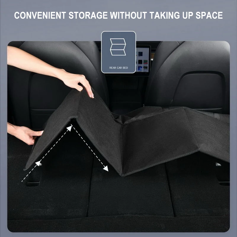 Camping Mattress Head Guard for Tesla Model Y/3 Accessories Head Block Fill Gap Felt Bed for Honda Toyota Volkswagen Ford Benz camping mattress