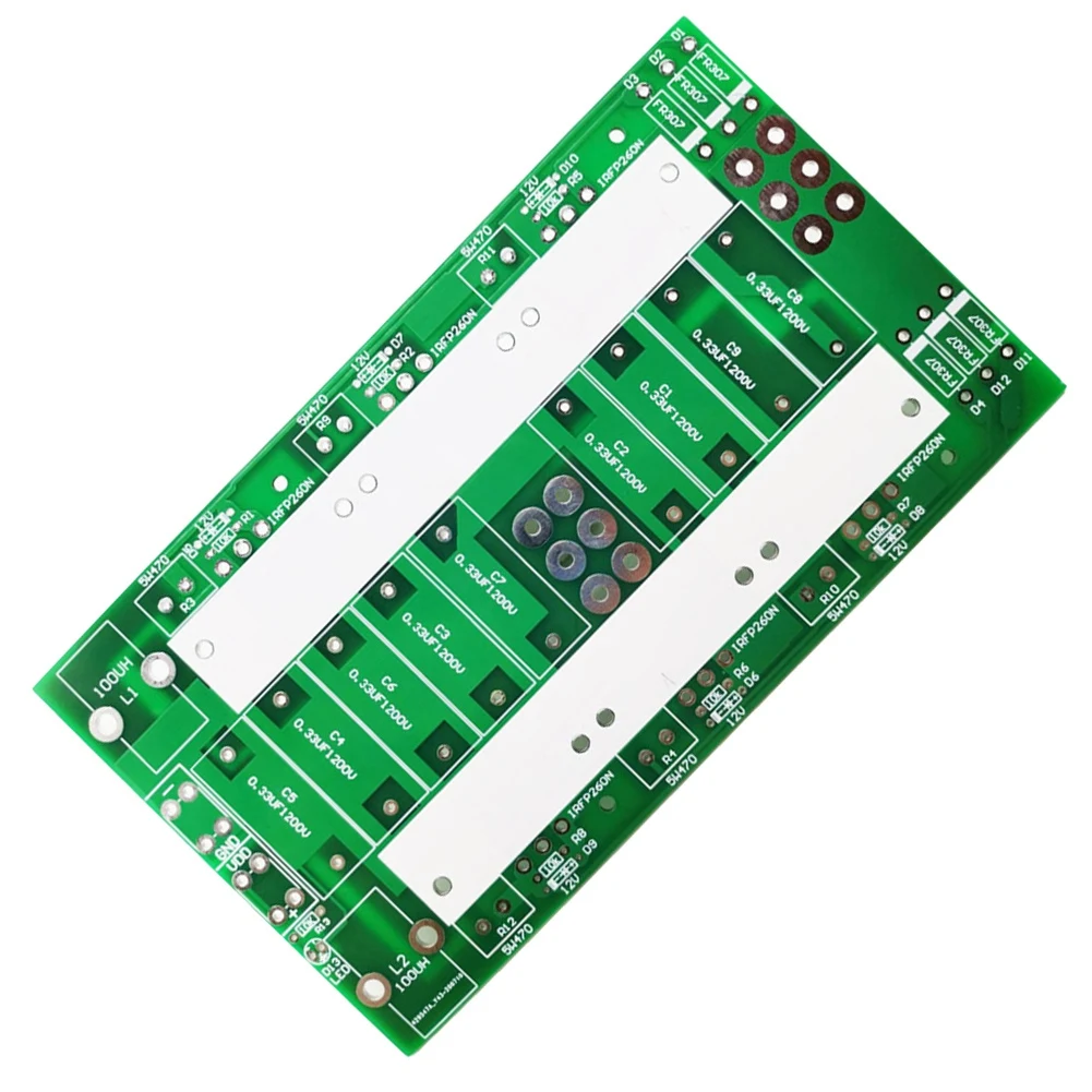 3000W 6 Tube ZVS High Frequency Induction Heating Board PCB Empty Board ZVS Induction Heating Machine Accessories