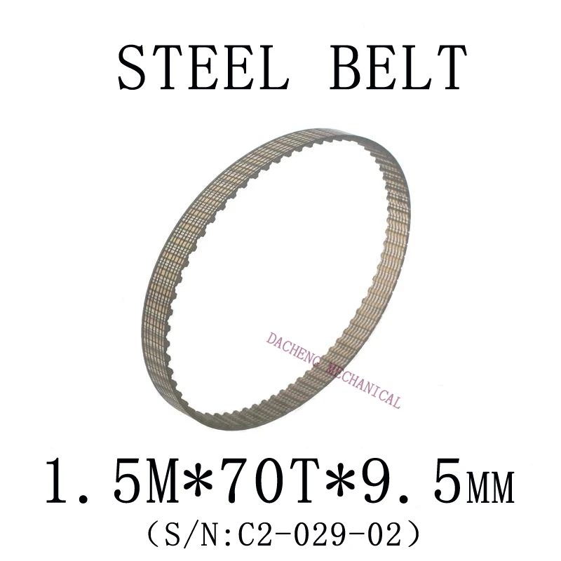 

Timing Belt Steel Core 1.5m*70t*9.5mm 1.5mx90tx9.5mm Industrial Width For Cj0618 Mini Lathe Machine West Matt C2 C3 Lathe