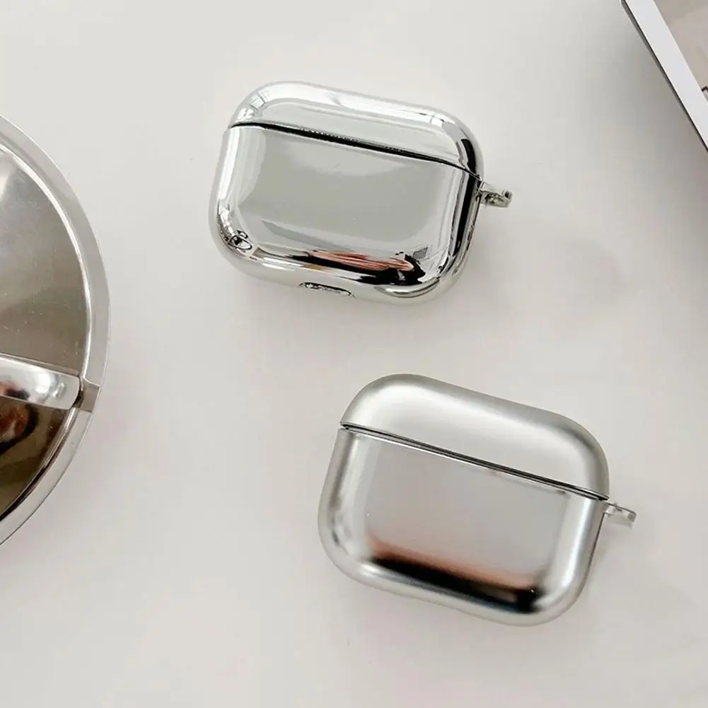 Silver Electroplating Earphone Case with Keychain Box