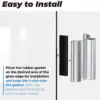 Frameless Shower Door Handle Replacement for Home Glass Shower Doors Hotel 1