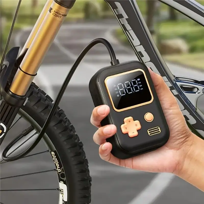 

150PSI Car Air Pump Cordless Handheld Air Compressor Portable Tire Inflator With LED Light Auto-Off Function For Car Motorcycle