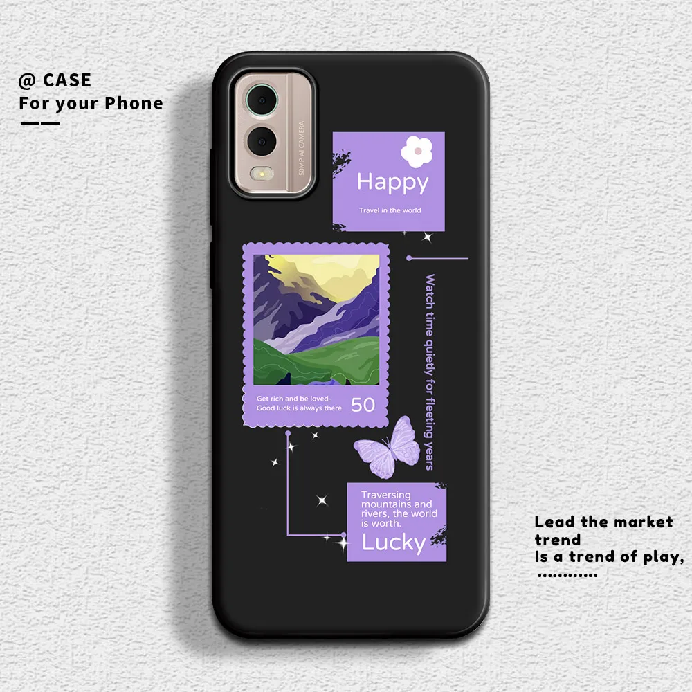 Cute Panda Flower Soft Silicone Shockproof Phone Case - Cartoon Cover