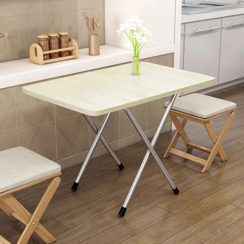 Modern Black Dining Table Portable Outdoor Travel Simple Dining Table Folding Small Table  Bed Dining Table Furniture Home