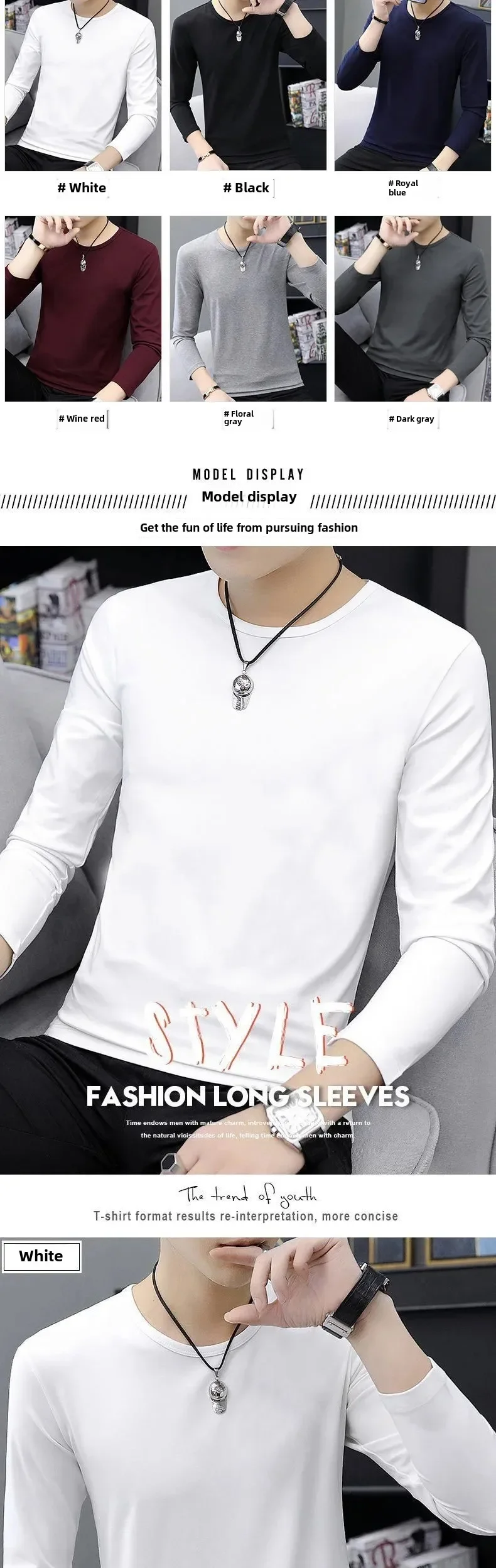 PlatiNum Men's Thermal Base Layer - Color Options