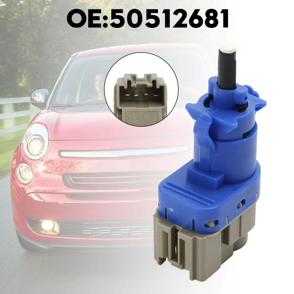 Brake Light Switch Stop Lamp Switch Replacement Compatible For Fiat 500L TREKKING 1.4L 2014-2017 68073610AA 50512681