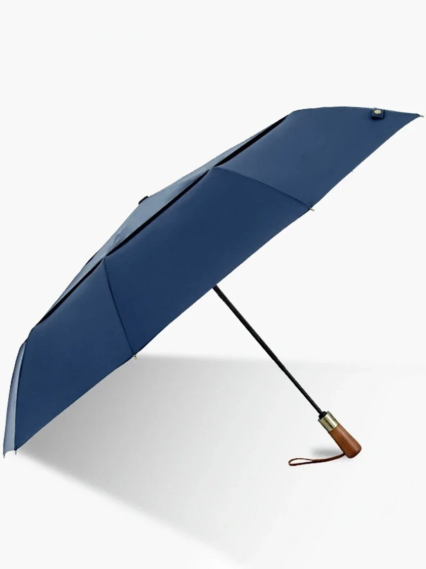 Windproof Umbrella Big Rain Umbrella Waterproof Double Layer Windproof 10 Bones Umbrella Men Business Style Golf Large Automatic
