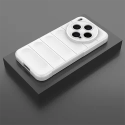 Luxury Soft Silicone TPU Protective Phone Case - Premium Back Bumper Cover for Vivo X300 (White)