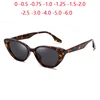 Leopard Frame Oval Myopia Sunglasses Men Polarized Retro UV400 Anti-Glare Prescription Sun Glasses For Women 0 -0.5 -0.75 To -6 1