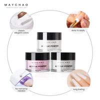 MAYCHAO Acrylic Powder Liquid Monomer Nails Art Decoration For Manicure Set Kit Crystal Nail Glitter 3D Nail Tips Carving Tools 2