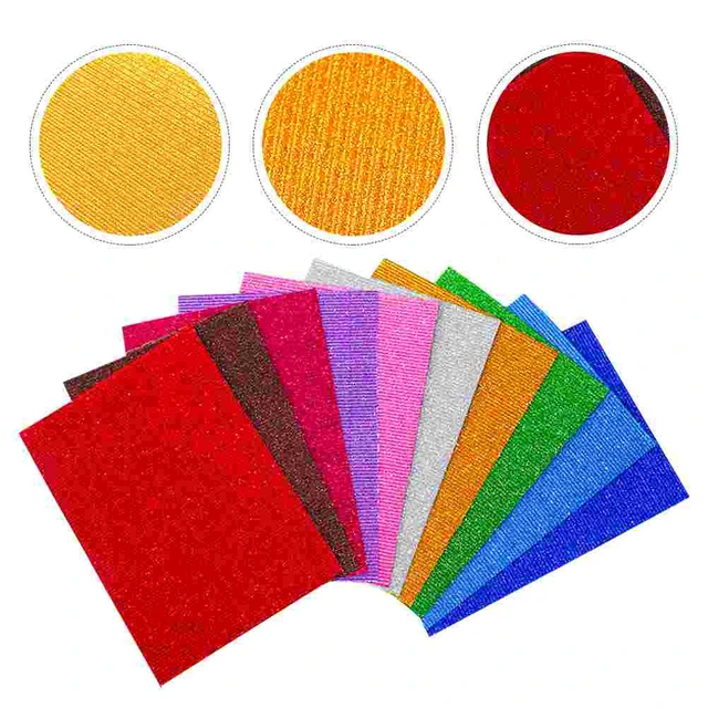 Colored corrugated paper mix of colors / cardboard (60 pc.)