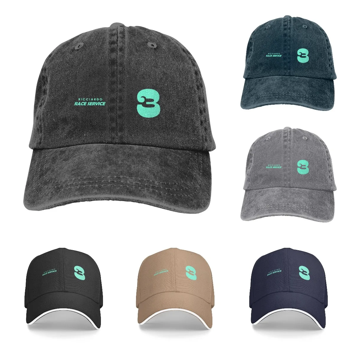 

All Good All Ways Seafoam The Baseball Cap Peaked capt Sport Unisex Outdoor Custom Daniel Ricciardo F1 Hats