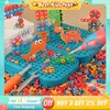 DIY Kids Drill Tool Toys Electric Simulation Screw Educational Puzzle Assembled Design Building Blocks Boy Pretend Play Gifts 1