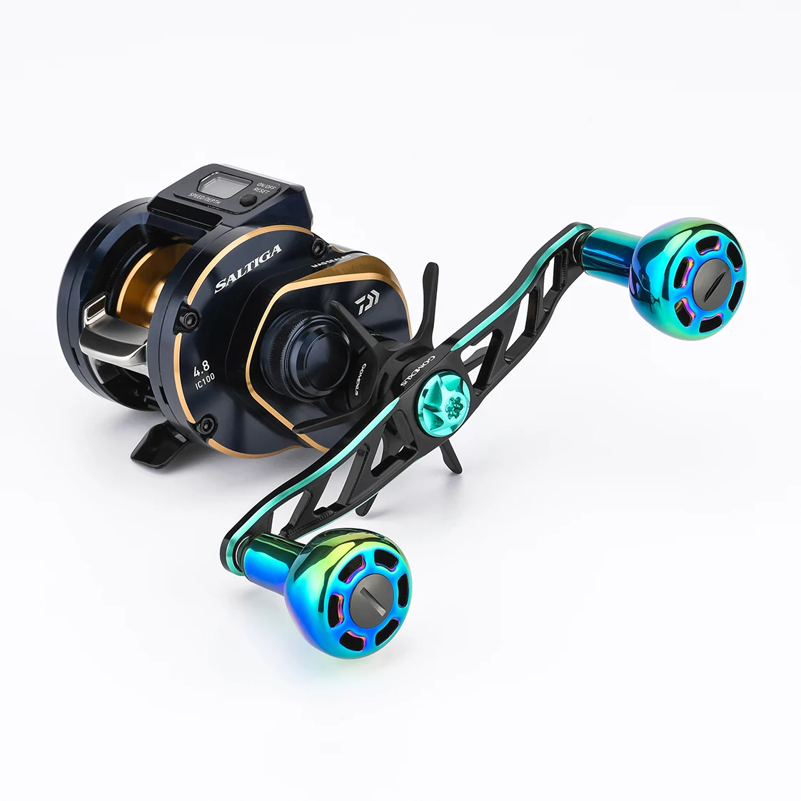 Bouton De Moulinet Gomexus TA30CQGD – Titane Or 30mm – Pour Shimano A Et Daiwa S