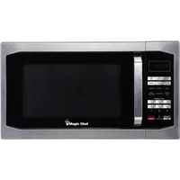 Magic Chef 1100 Watts Stainless Steel Digital Programmable Countertop Microwave, 1.6 Cubic Feet 1