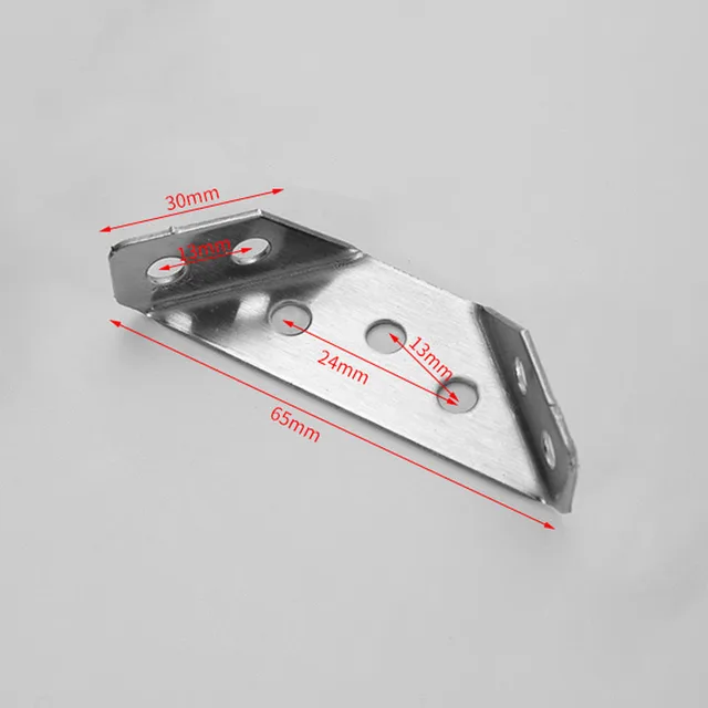 ​ ​ ขายึดเข้ามุมสแตนเลสพร้อมสกรู 90 °   มุมขวาสําหรับเฟอร์นิเจอร์ไม้ชั้นวางตู้เชื่อมต่อมุม 7-210 ชิ้น 5