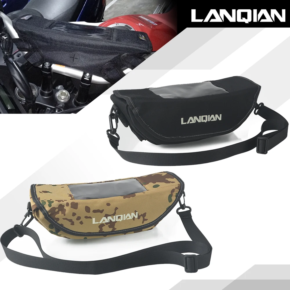 

For Husqvarna Svartpilen 125 200 250 401 Vitpilen 250 401 Universal Motorcycle Waterproof Handlebar Travel Navigation GPS Bag