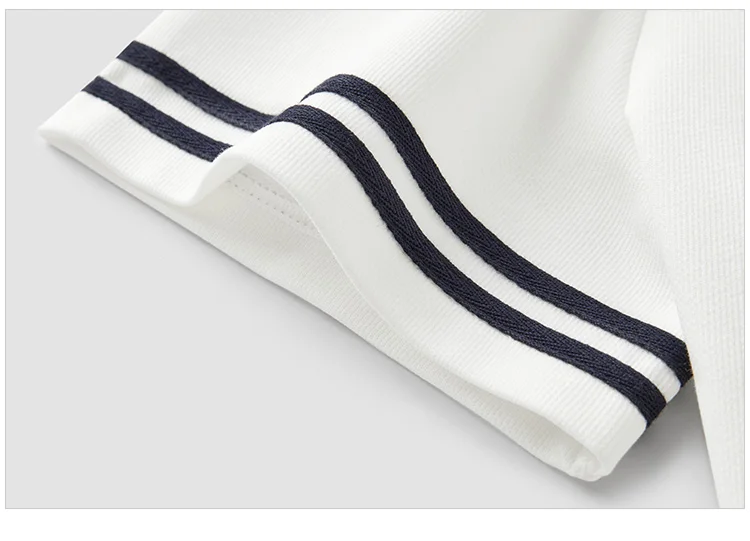 Dress Women Navy Collar With A Collegiate And Artistic Style Summer New White Moonlight Waist-Cinched Long Dress
