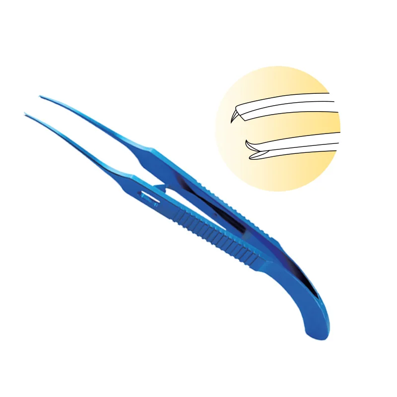 

Офтальмологический зубчатый зажим для фиксации Helveston зубные щипцы для офтальмологического инструмента Титан