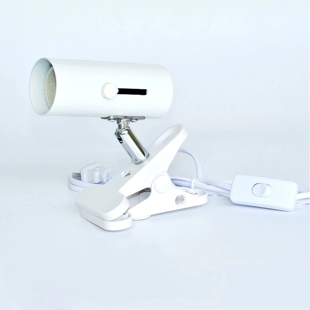 E27 Clip Lamp Holder With Switch LED Plant Lamp Condenser Table Display Case Aquarium Incubator Bulb Table Top Infrared Light