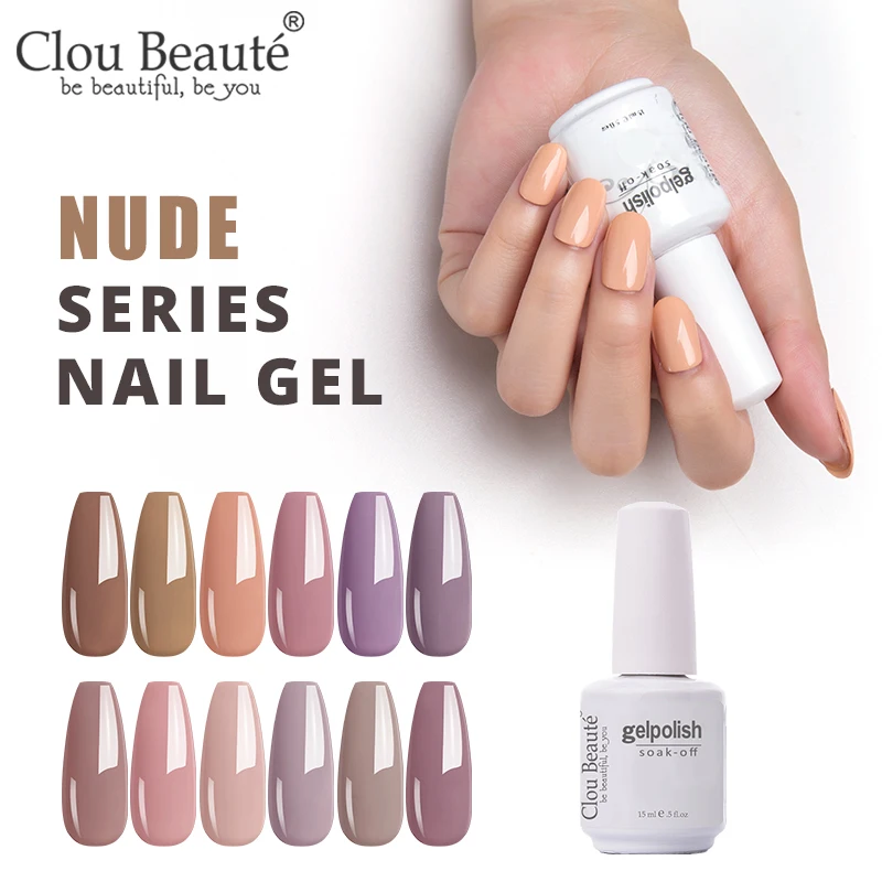 Clou Beaute Nail Gel Polish 15ml UV LED Varnish Hybrid All For Manicure Set Gellak vernis semi permanant uv | Красота и здоровье