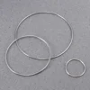 5pcs Metal Iron Ring Hoops Dream Catcher Materials Iron Ring Wind Chimes Hanging Decorations Craft Supplies Home Decor 2