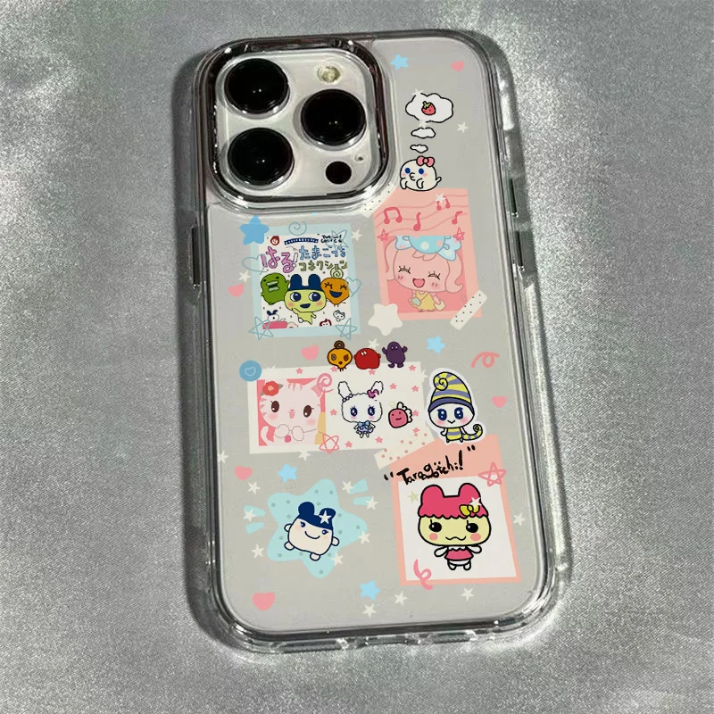 Cute Cartoon Role Tamagotchi Dog Transparent Soft Silicone Phone Case