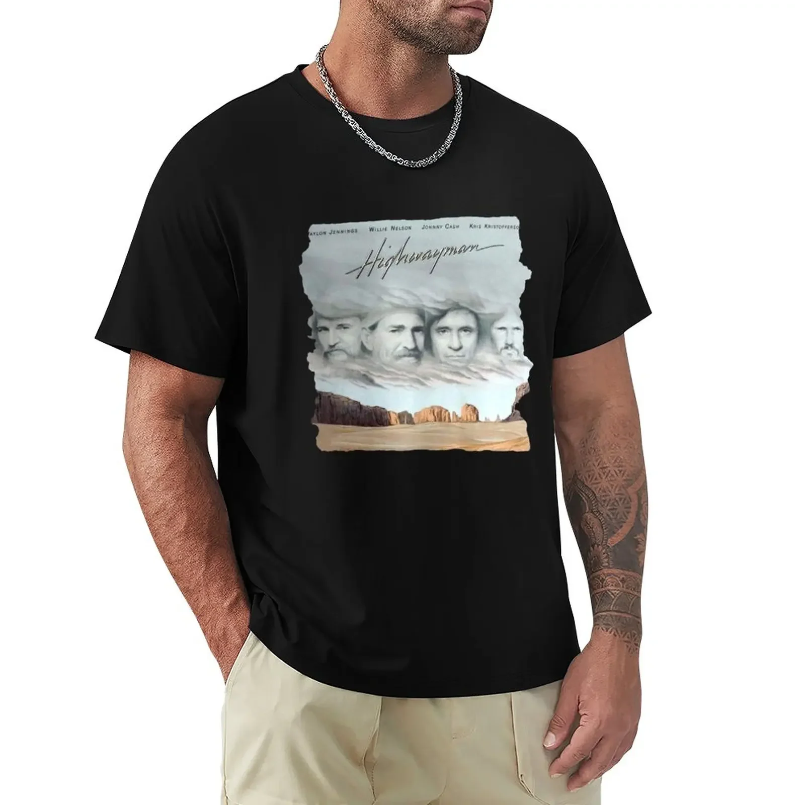 The Highwaymen Highwayman T-Shirt Camicie Graphic Tees New Edition Magliette Da Uomo Customs Blacks Mens T-Shirt Pack