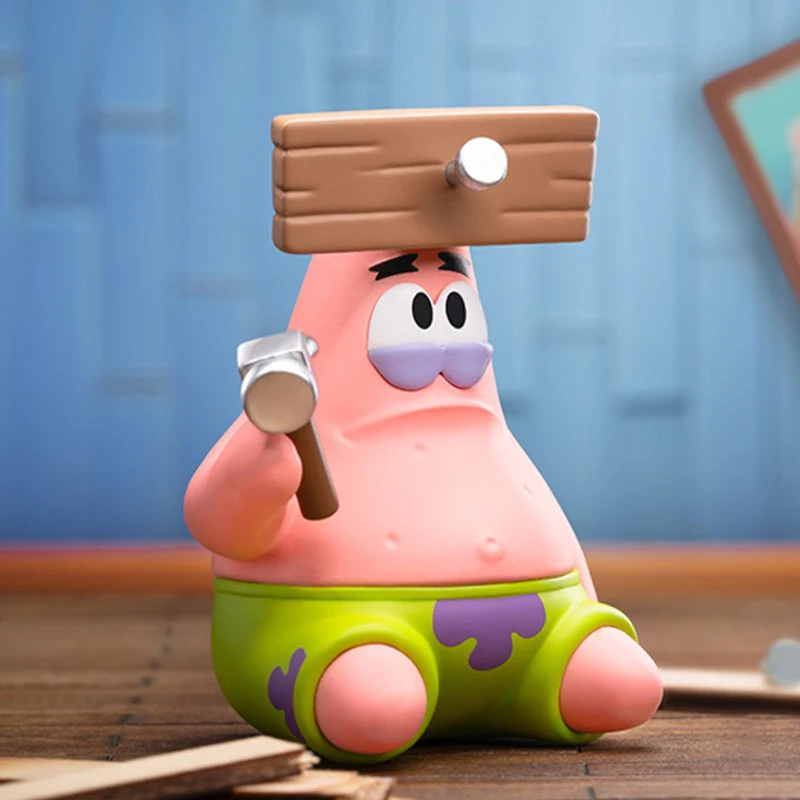thumbnail image 1 of POP MART Bob Esponja Serie Daily Quirks Caja Sorpresa Juguetes Figuras de Acción Anime Kawaii Caja Sorpresa Caja Misteriosa, 1 of 5