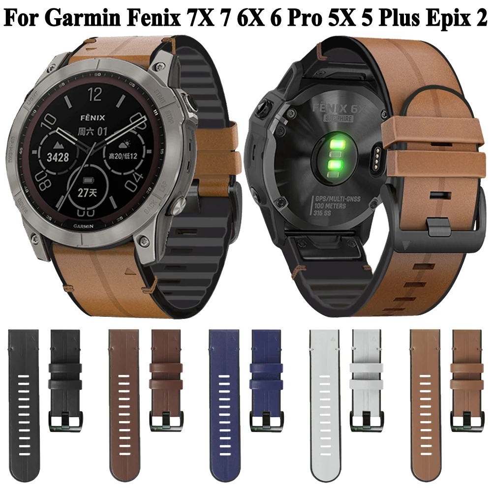 

Watchband For Garmin Fenix 7X 7 6X 6 Pro 5X Plus Epix 2 Forerunner 965 955 945 935 Quick Release 22mm 26mm Wrist Strap Bracelet