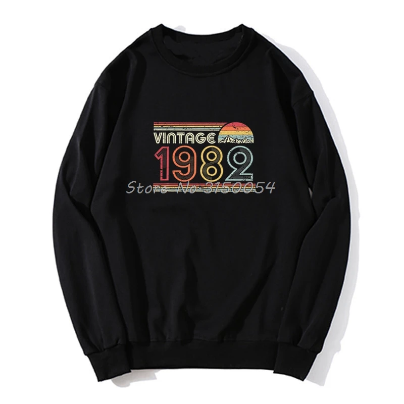 Vintage 1978 Mode 40. Geburtstagsgeschenk T 80er Jahre bedruckter Hoodie Anime Frühling Herbst Herren Pullover Sweatshirts Harajuku Streetwear