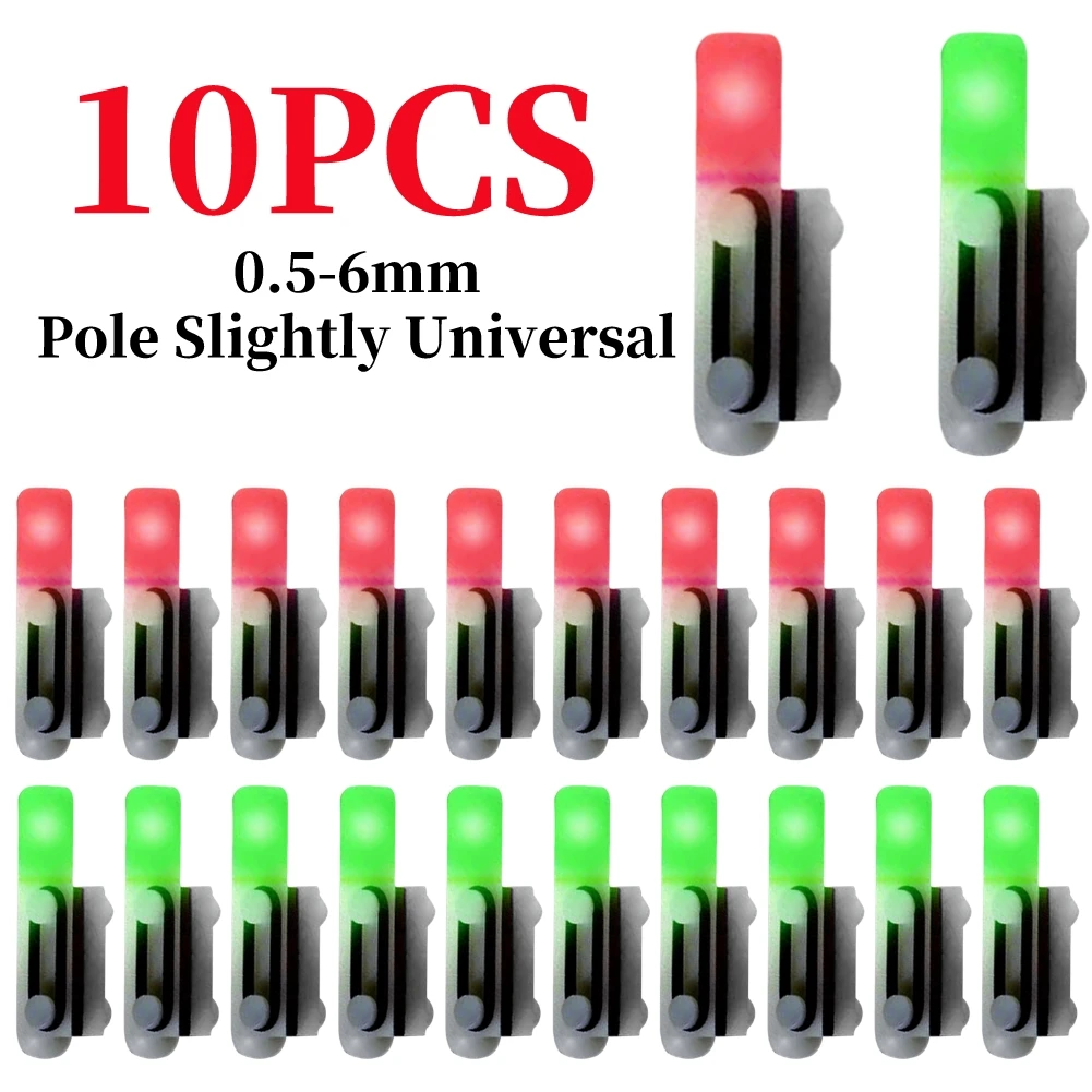 1-10PCS Color Changing Night Fishing Rod Light Tip Alert Indicator